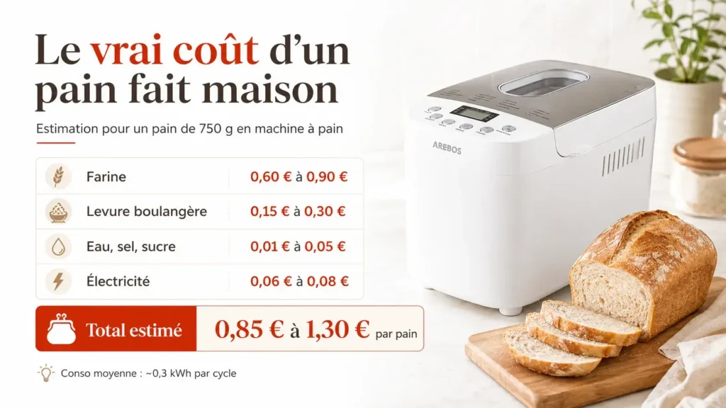 Le vrai coût d’un pain fait maison