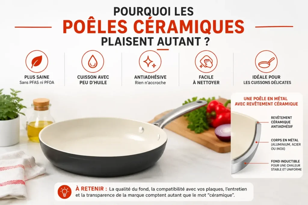 Qu’est-ce qu’une poêle céramique