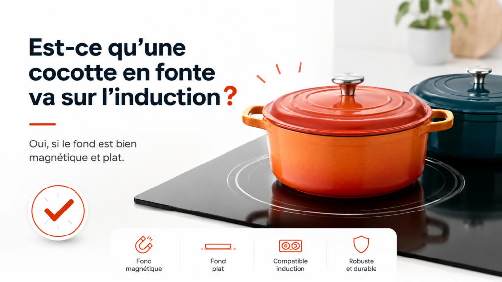 Est-ce qu’une cocotte en fonte va sur l’induction