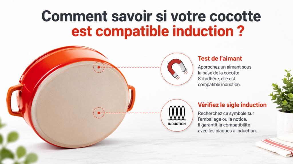 Comment savoir si votre cocotte est compatible induction