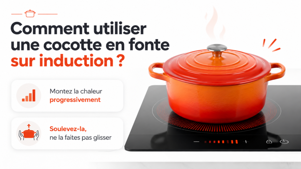Comment utiliser une cocotte en fonte sur induction
