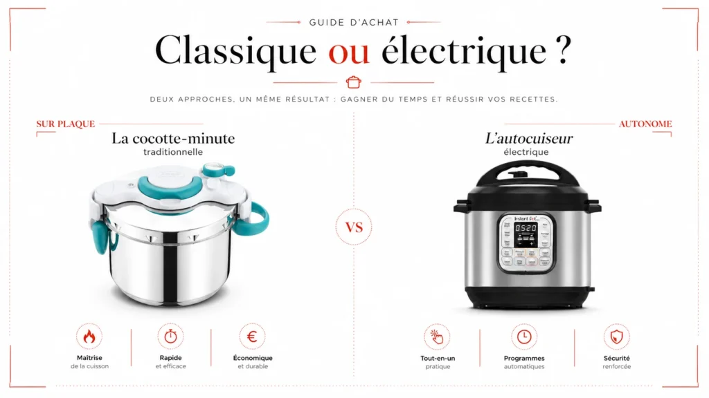 Autocuiseur classique ou électrique